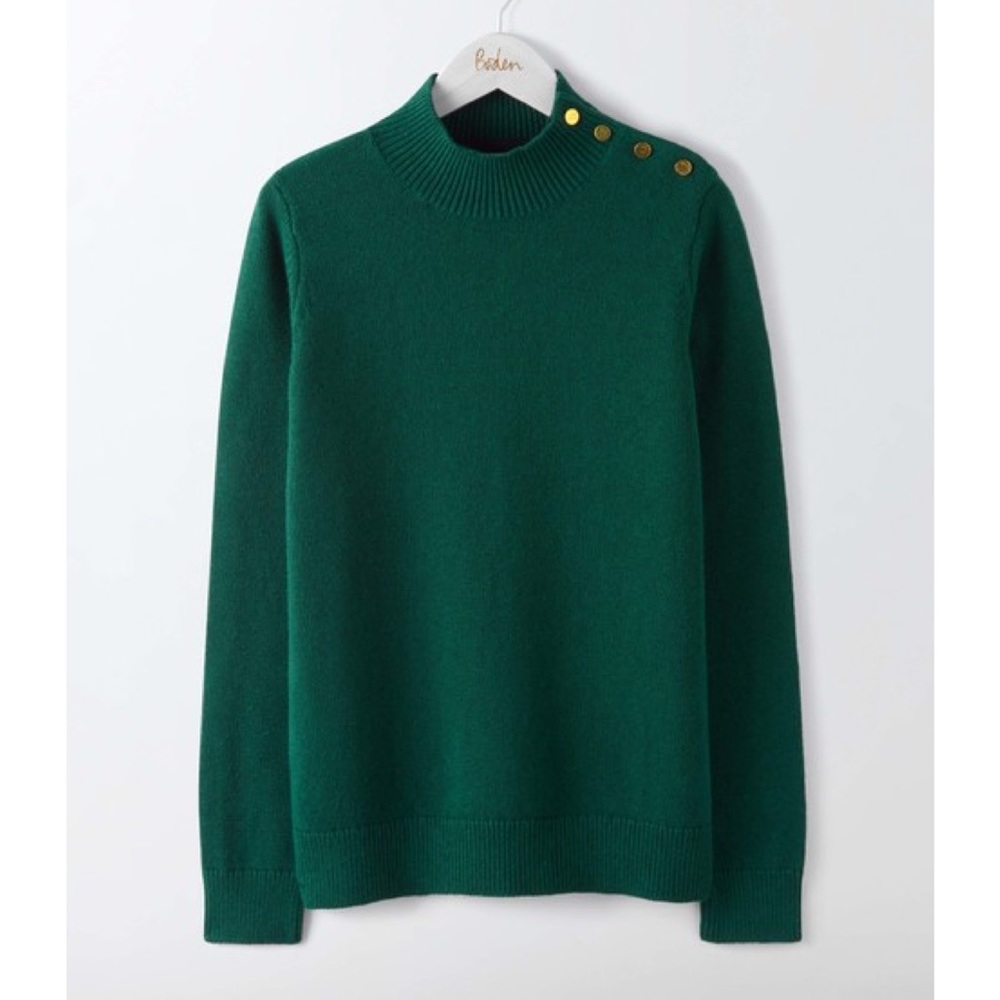 Tessa Button Neck Sweater (Boden)